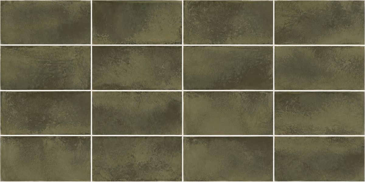 Genesis moss 3x6 ceramic tile — tile layout