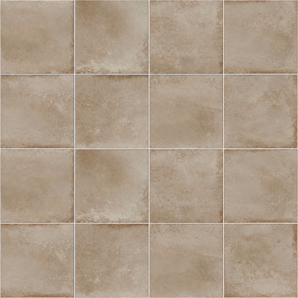 Genesis sandstone 4x4 glossy ceramic wall tile — AI-generated pattern visualization