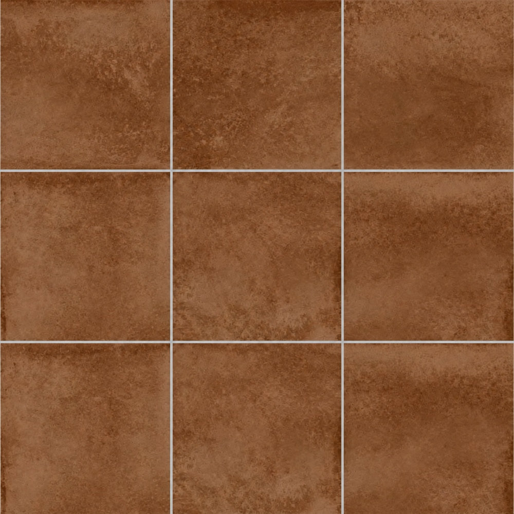 Genesis Sunset 4x4 BG Ceramic Tile installed tile close-up