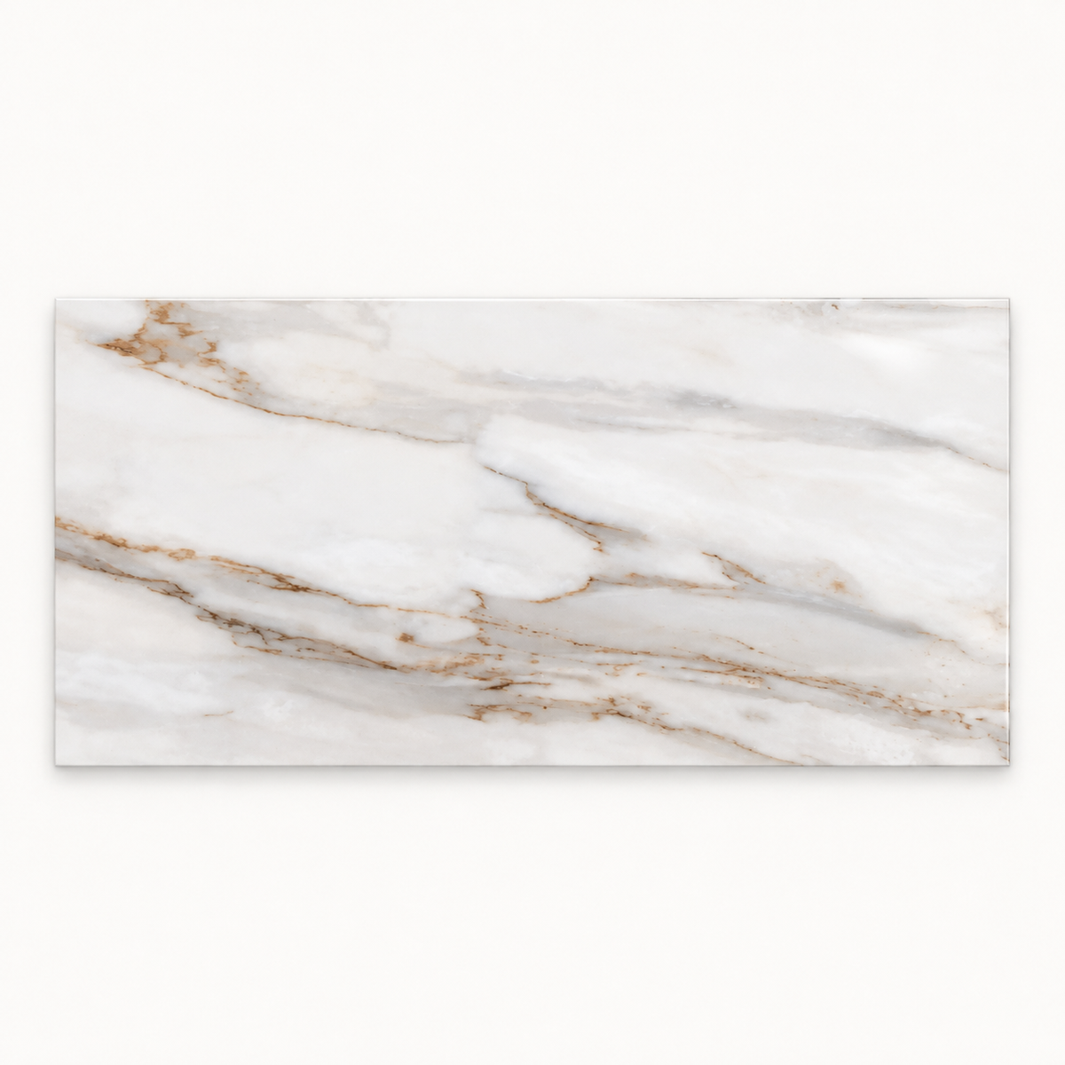 Gleamore Gold 12x24 porcelain tile — product detail visualization