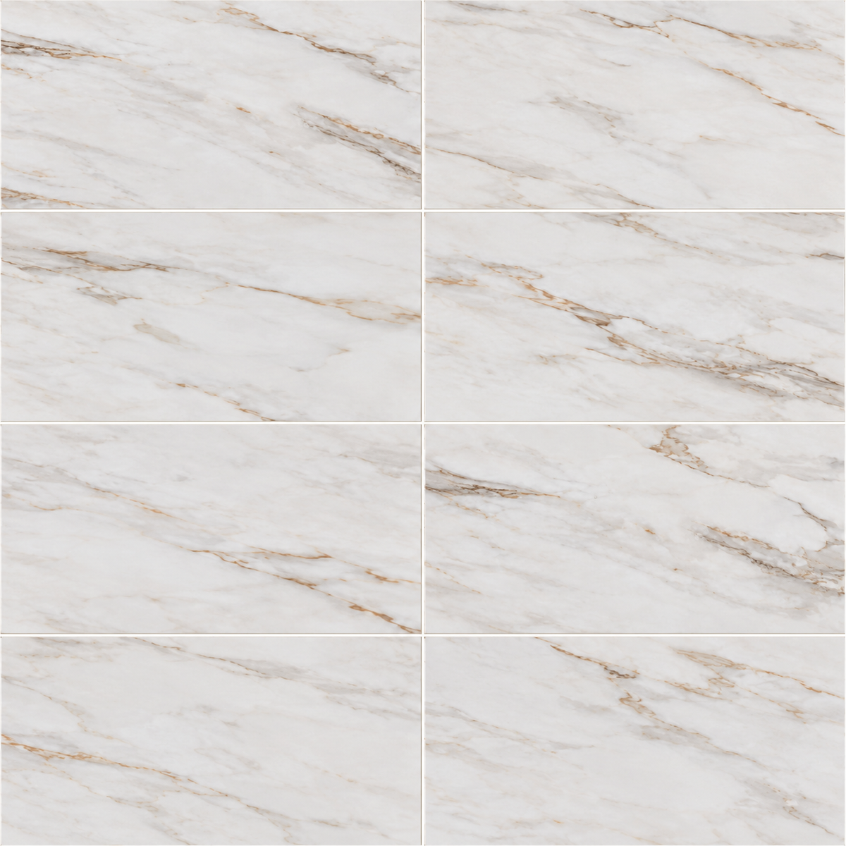 Gleamore Gold 24x48 porcelain tile — tile layout visualization
