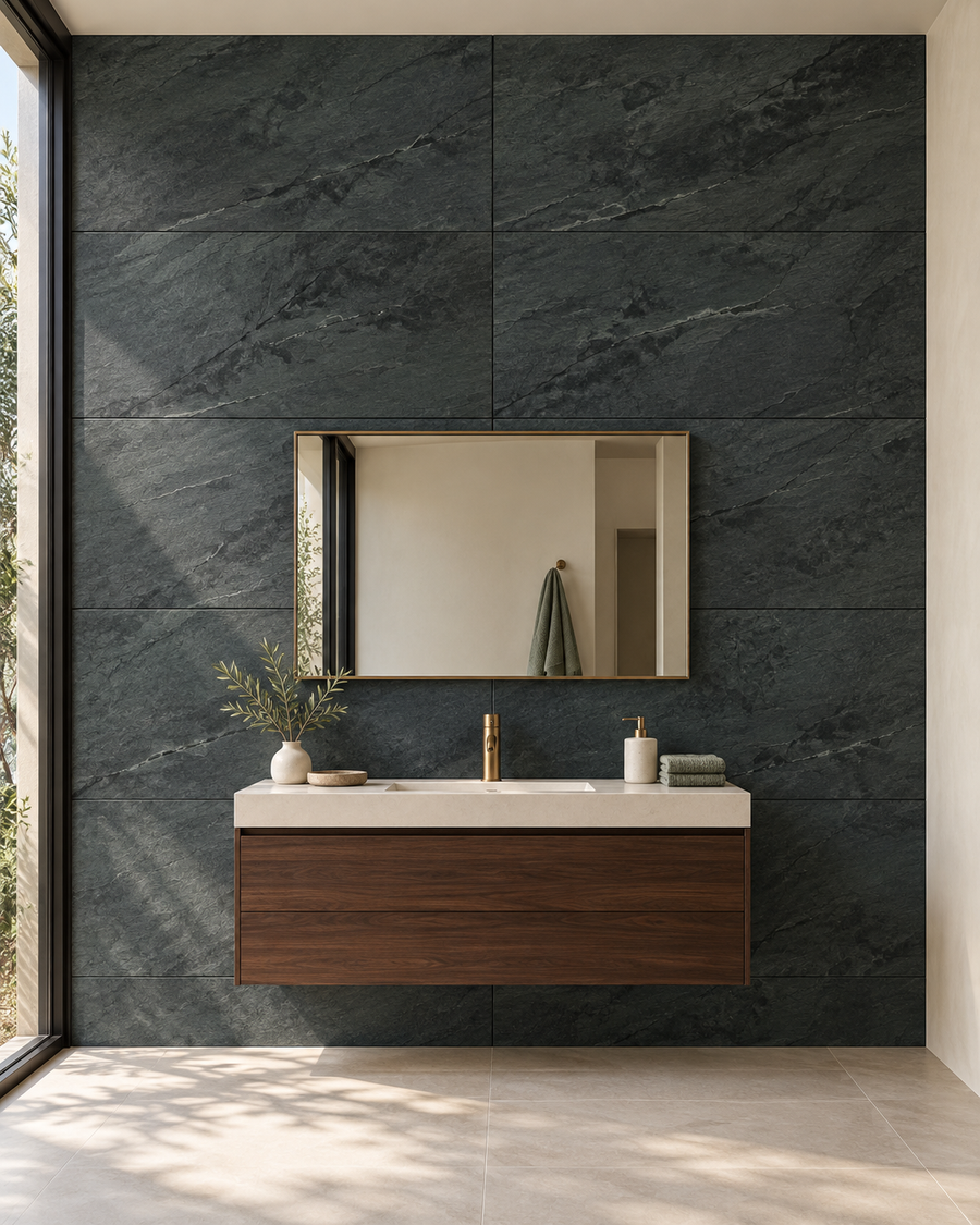 Grove Negro 24x48 R Matte Porcelain Tile