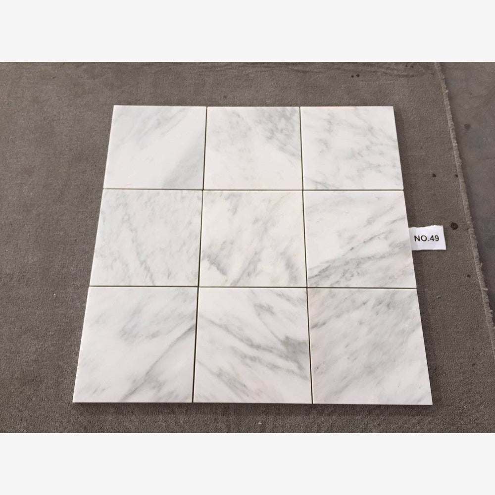 Calacatta Prestige (Asian Statuary) 12x12 Polished/Honed Marble Field Tile