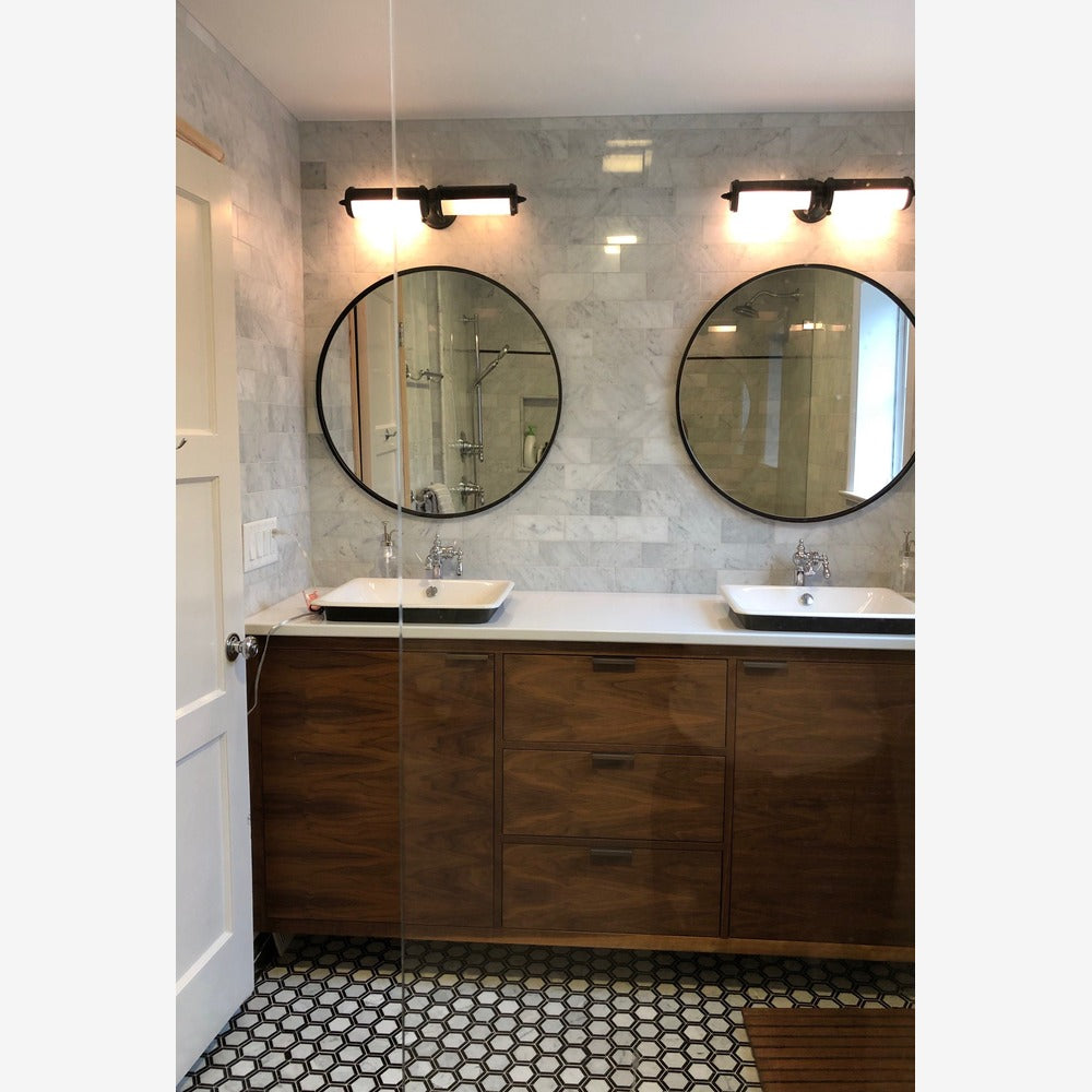 Carrara White Marble 3x6 Subway Tile Polished/Honed