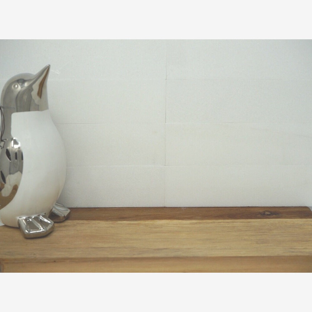 Thassos White 2x8 Polished/Honed Marble Subway Tile