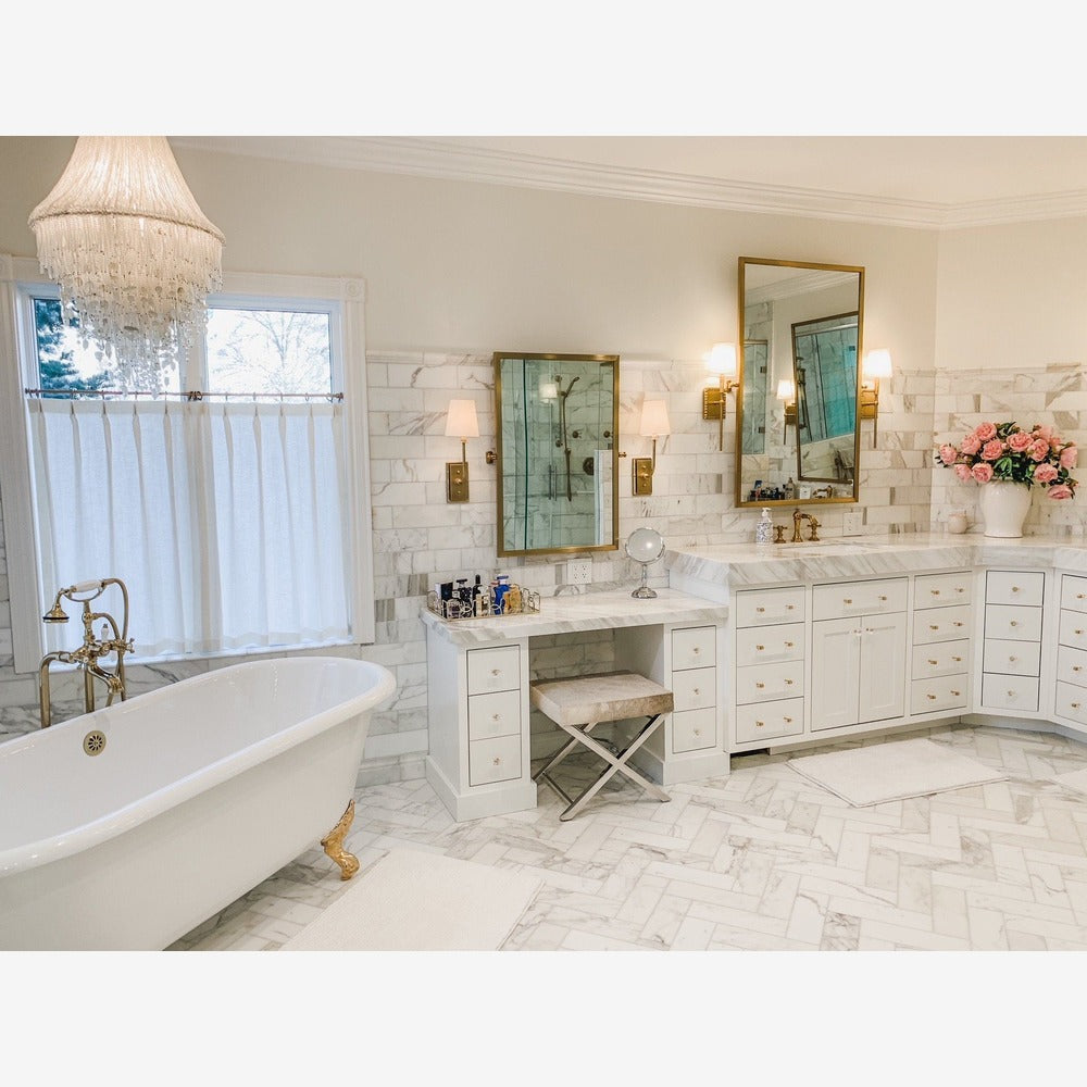 Calacatta Gold 6x12 Polished/Honed Marble Tile