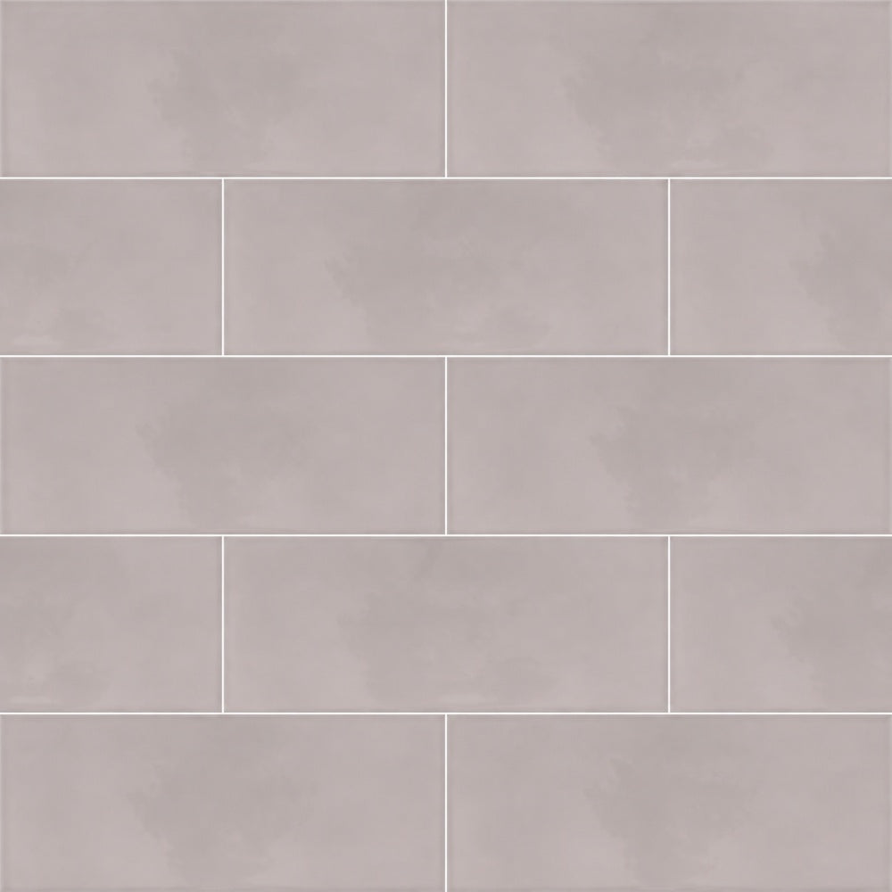 Chanelle Lavender 4x10 Ceramic Tile Glossy close-up