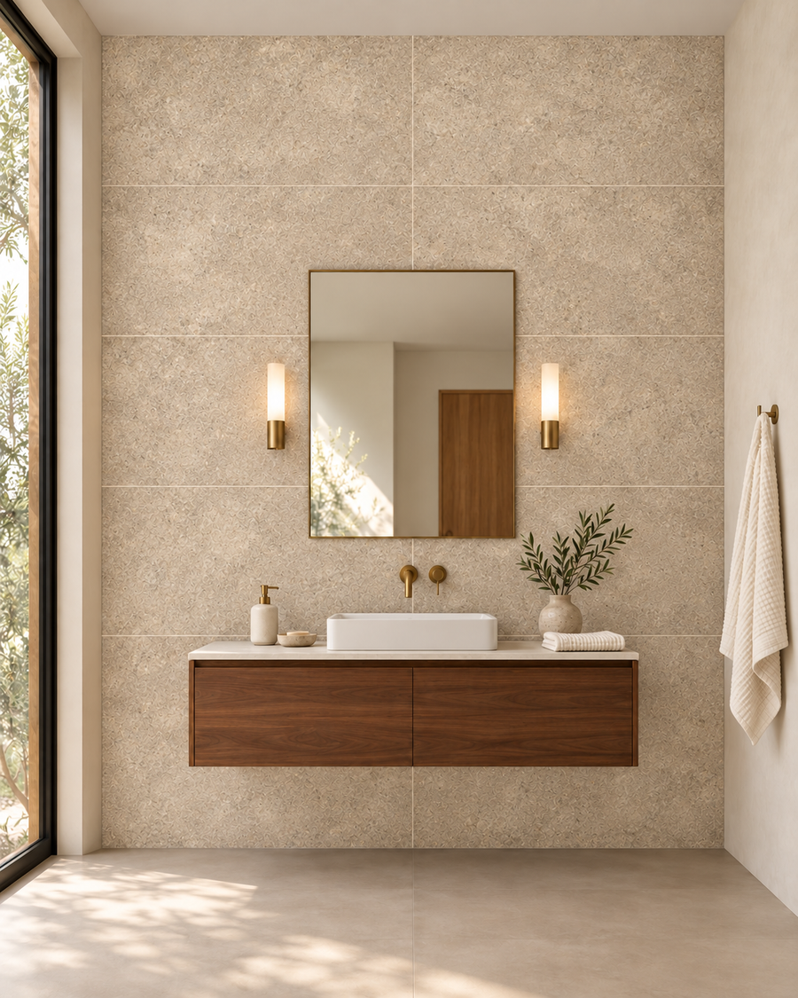 Liora Moka Crosscut 24x48 R Porcelain Tile