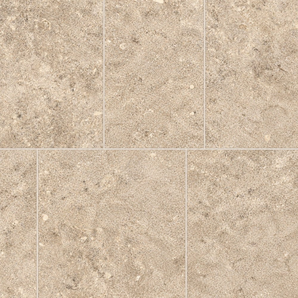 Liora Moka Crosscut 48x48 R Porcelain Tile large-format installed close-up