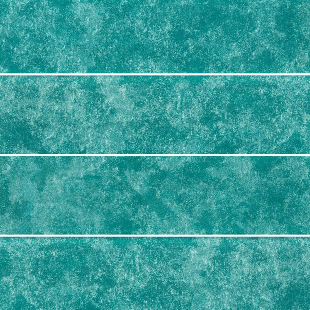 Lumina Emerald Green 3x12 Glass Tile — installed close-up