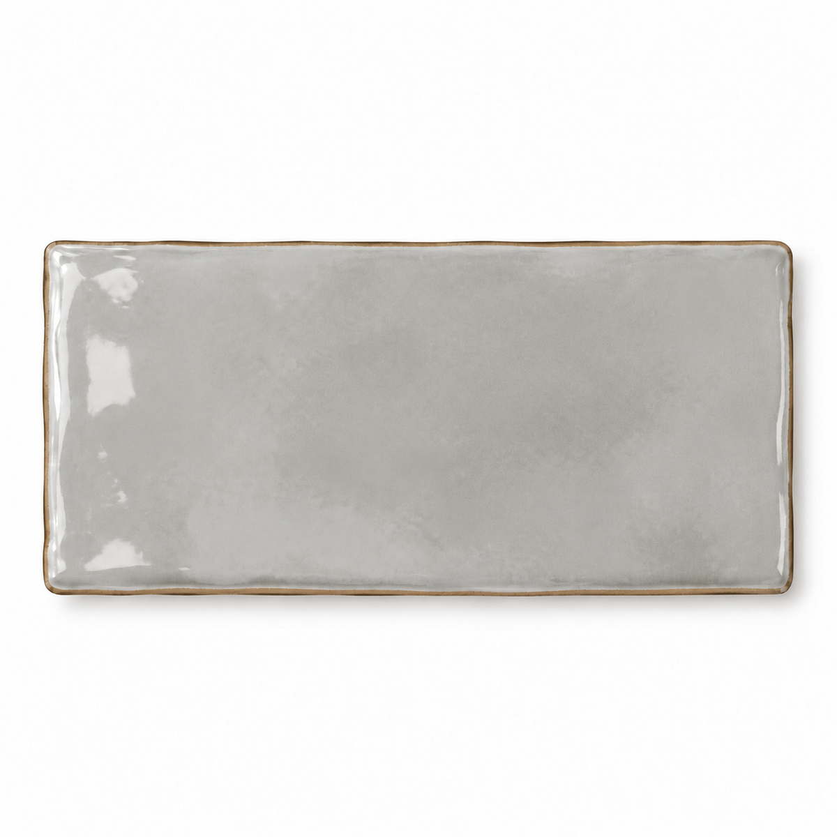 Maison cashmere 3x6 glossy ceramic tile — single tile visualization