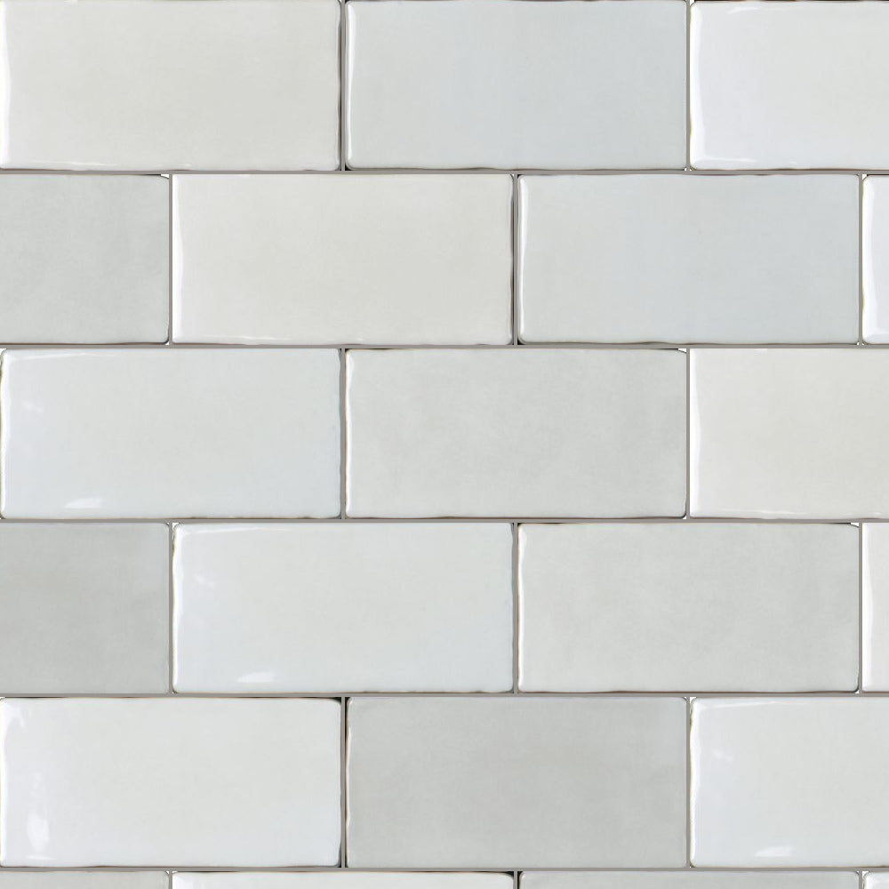 Maison Cloud 3x6 Ceramic Tile Glossy close-up