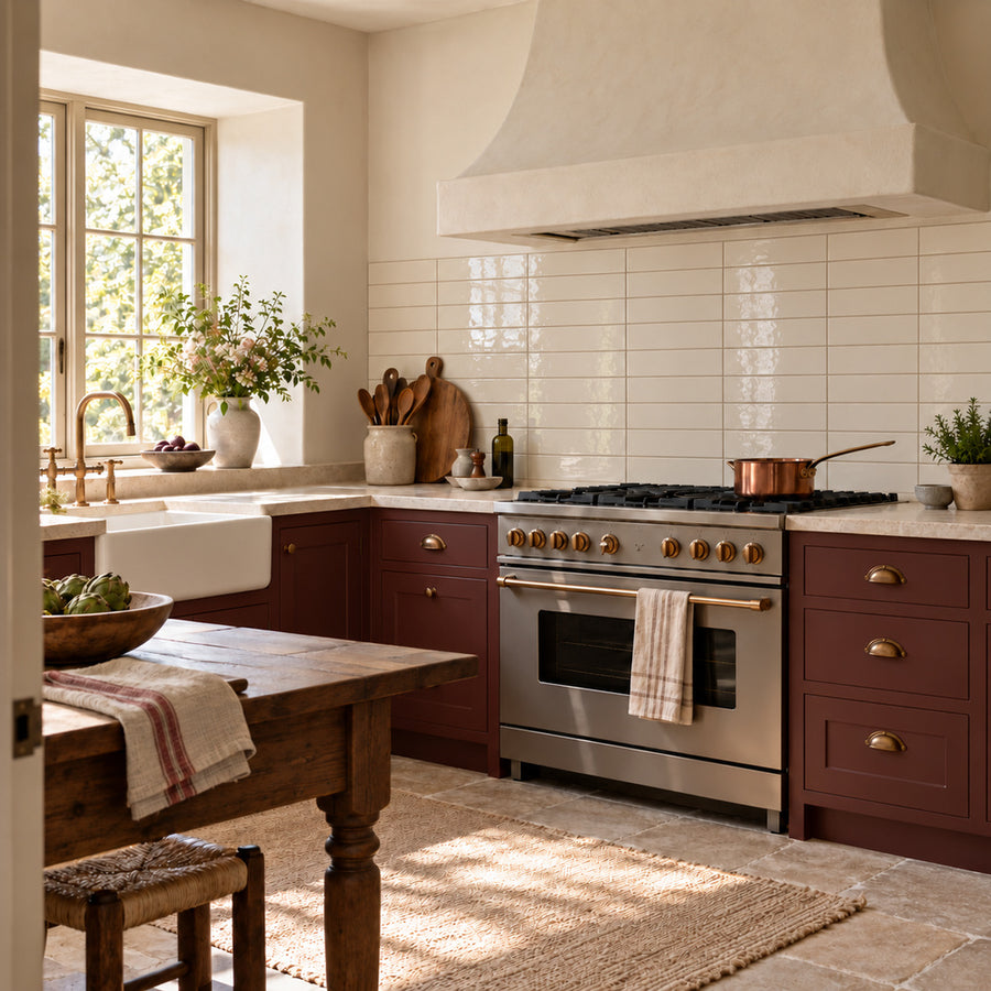 Maison Ecru 3x12 Ceramic Tile Glossy