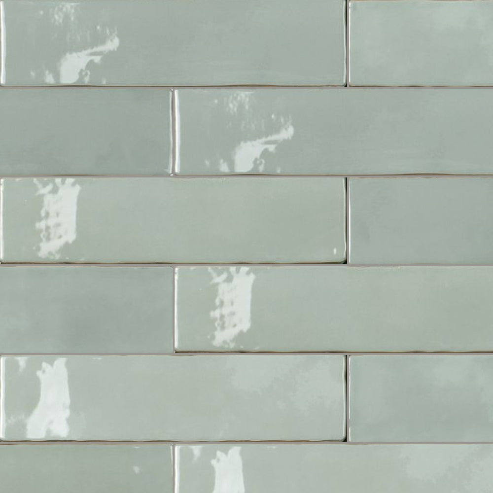 Maison Watercolor 3x12 Ceramic Tile Glossy close-up