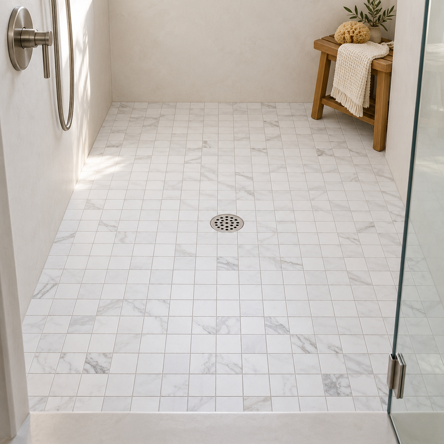 Milano Statuary White 2x2 Porcelain Mosaic Matte