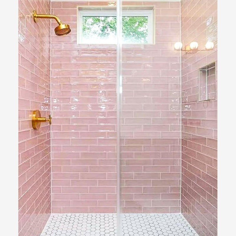 Chanelle Princess Pink 3x12 Glossy Ceramic Tile