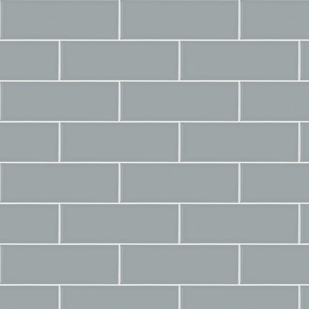 Timeless Mist 4x12 Bright Ceramic Tile close-up