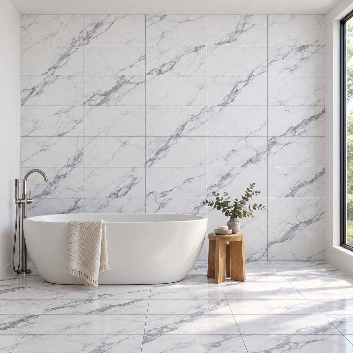 Montara Venatino 12x24 bathroom tub