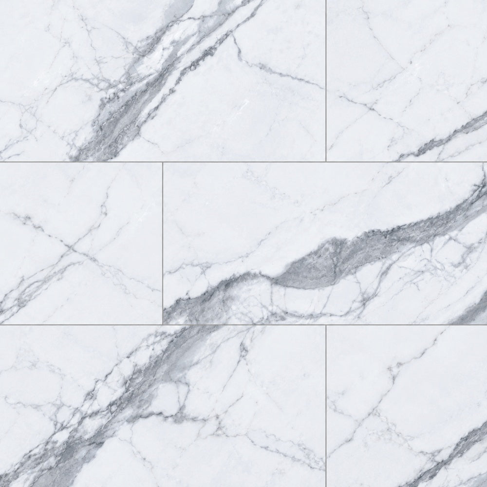 Montara Venatino 24x48 R Porcelain Tile Polished/Matte large-format installed close-up