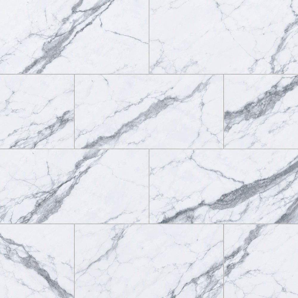 Montara Venatino 24x48 R Porcelain Tile Polished/Matte installed tile close-up