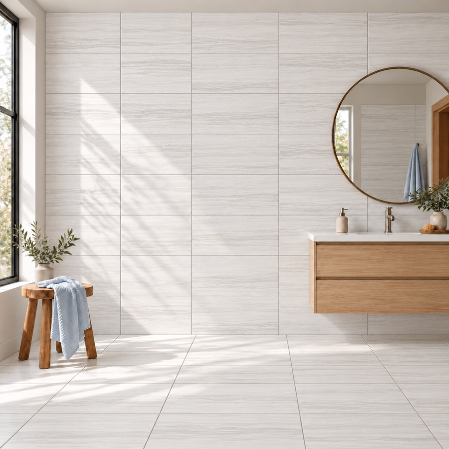 Mythos Blanco Polished 12x24 R Porcelain Tile
