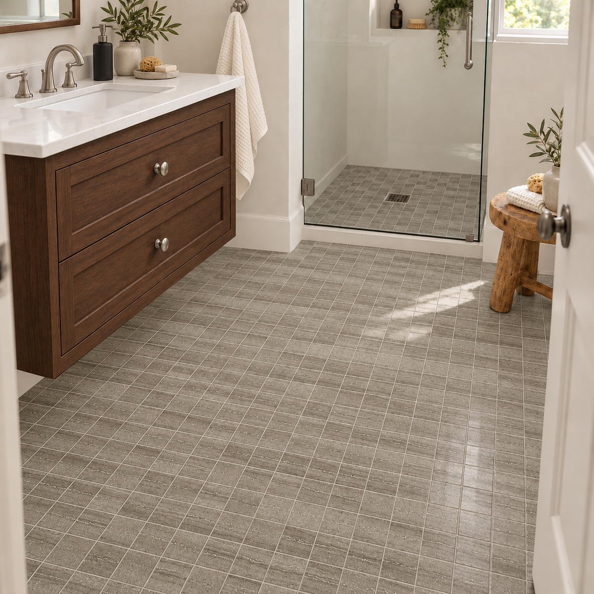 Mythos vison 13x13-mosaic bathroom floor