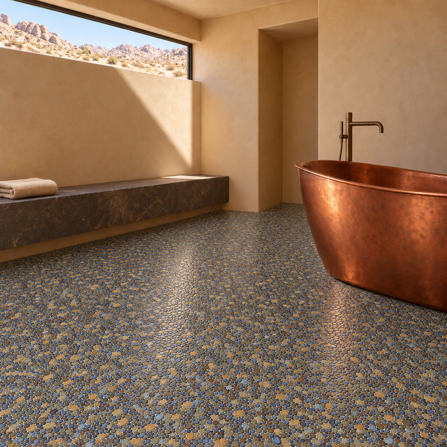Nevis Brown Lentil Pebble Mosaic