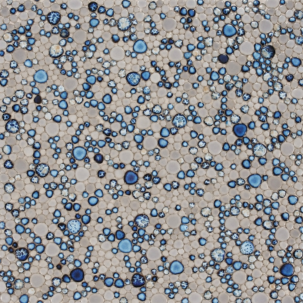 Nevis Gray Dawn Pebble Mosaic close-up