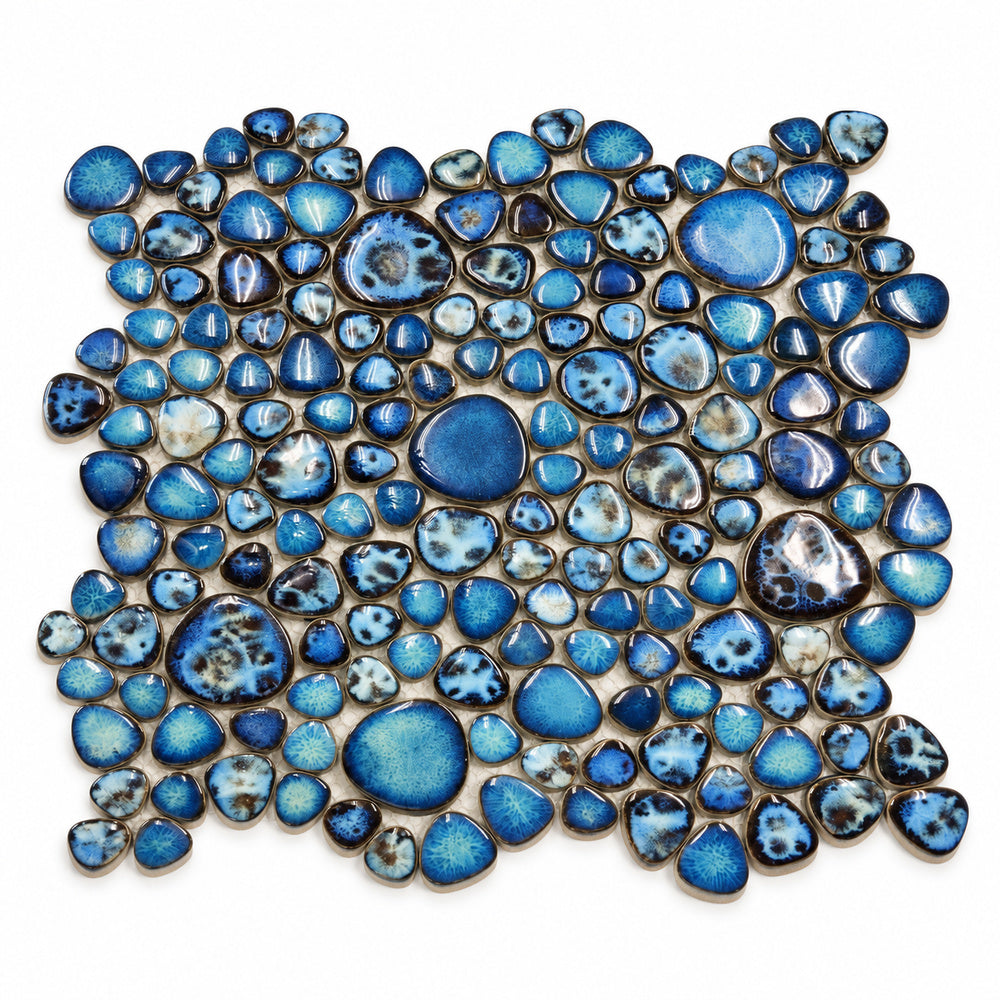 Nevis Lake Pebble Mosaic angled product view