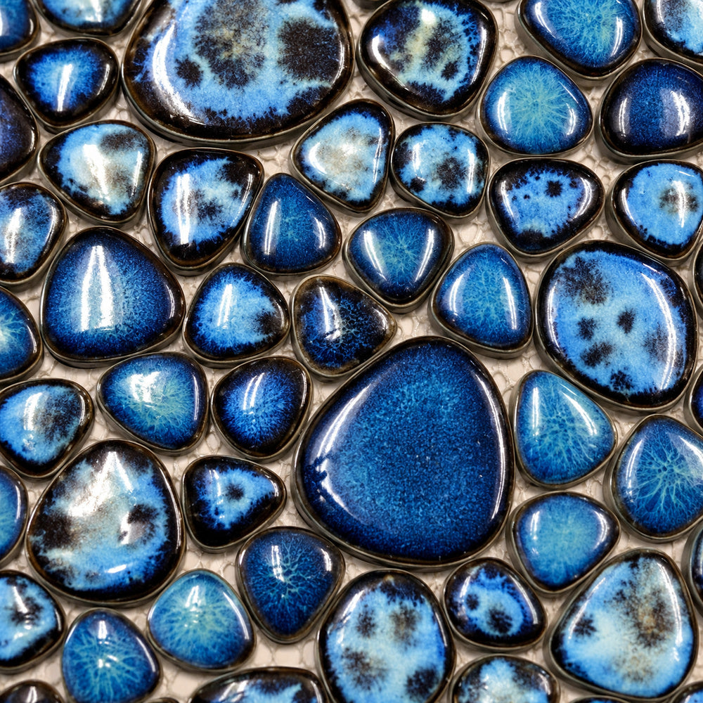 Nevis Lake Pebble Mosaic detail product view