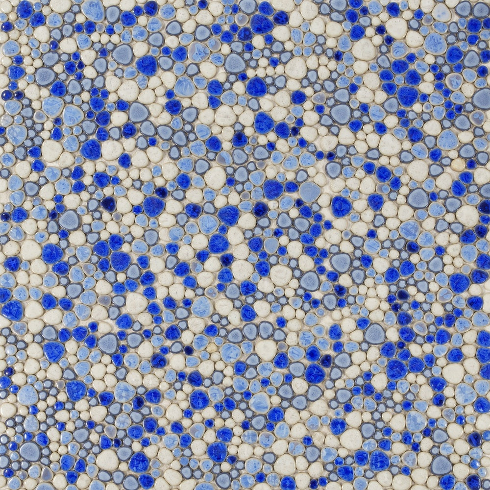 Nevis Sapphire Pebble Mosaic close-up