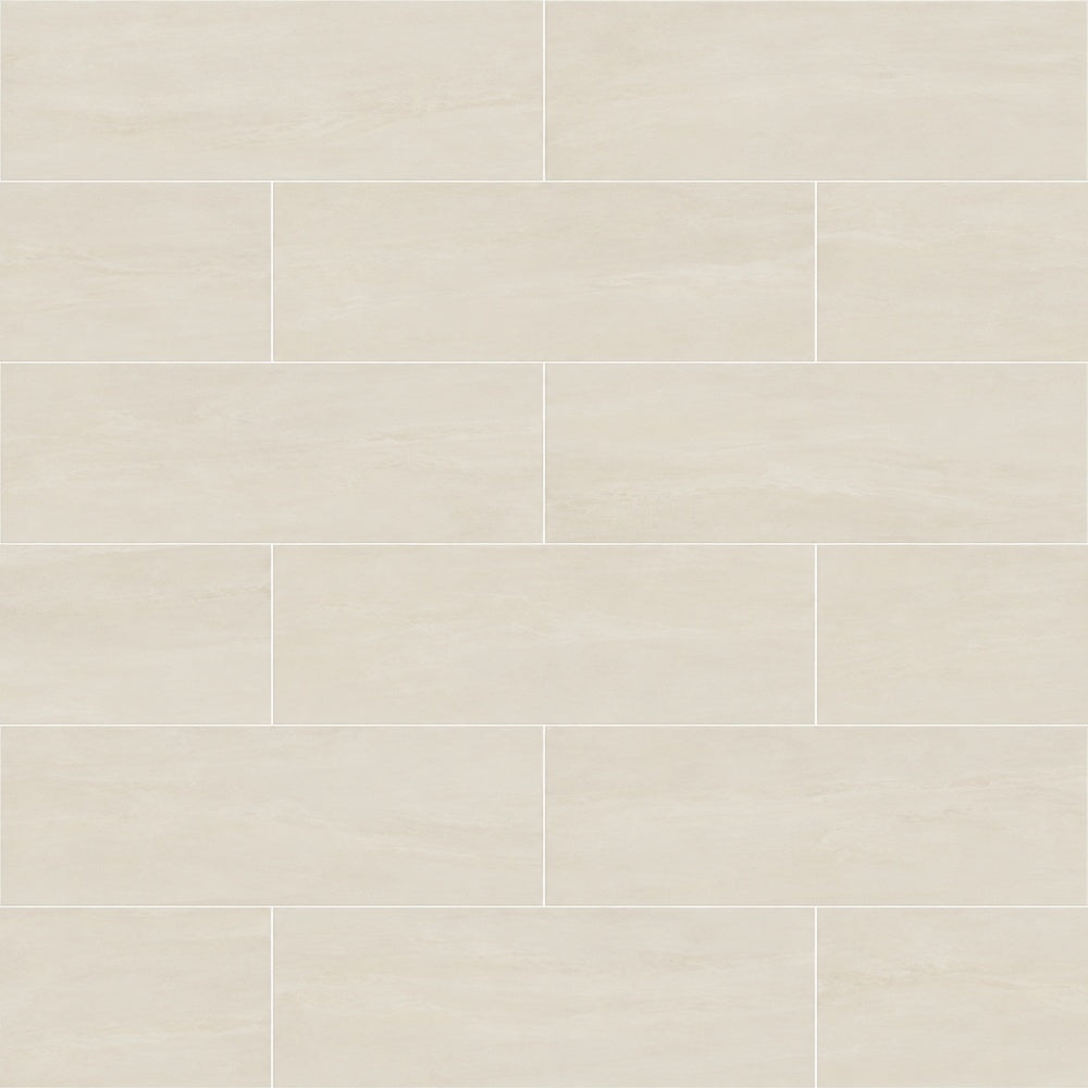Nolara Arena 6x18 Ceramic Tile installed tile close-up