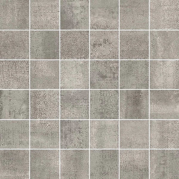 Strato Grafito 12x12 Mosaic Porcelain Tile