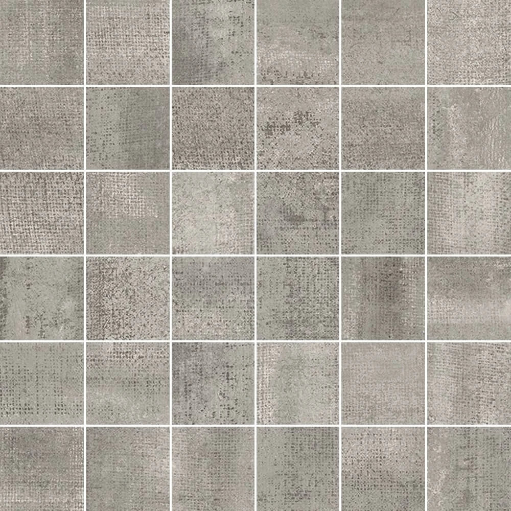Strato Grafito 12x12 Mosaic Porcelain Tile close-up
