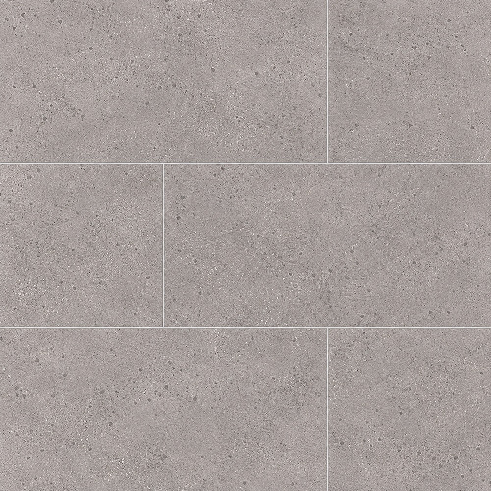 Nordell Granite 24x48 Porcelain Tile large-format installed close-up