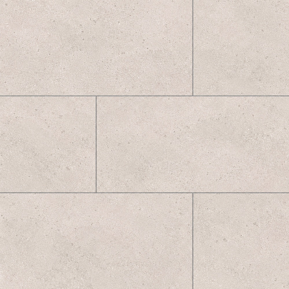 Nordell Sand 12x24 Porcelain Tile large-format installed close-up