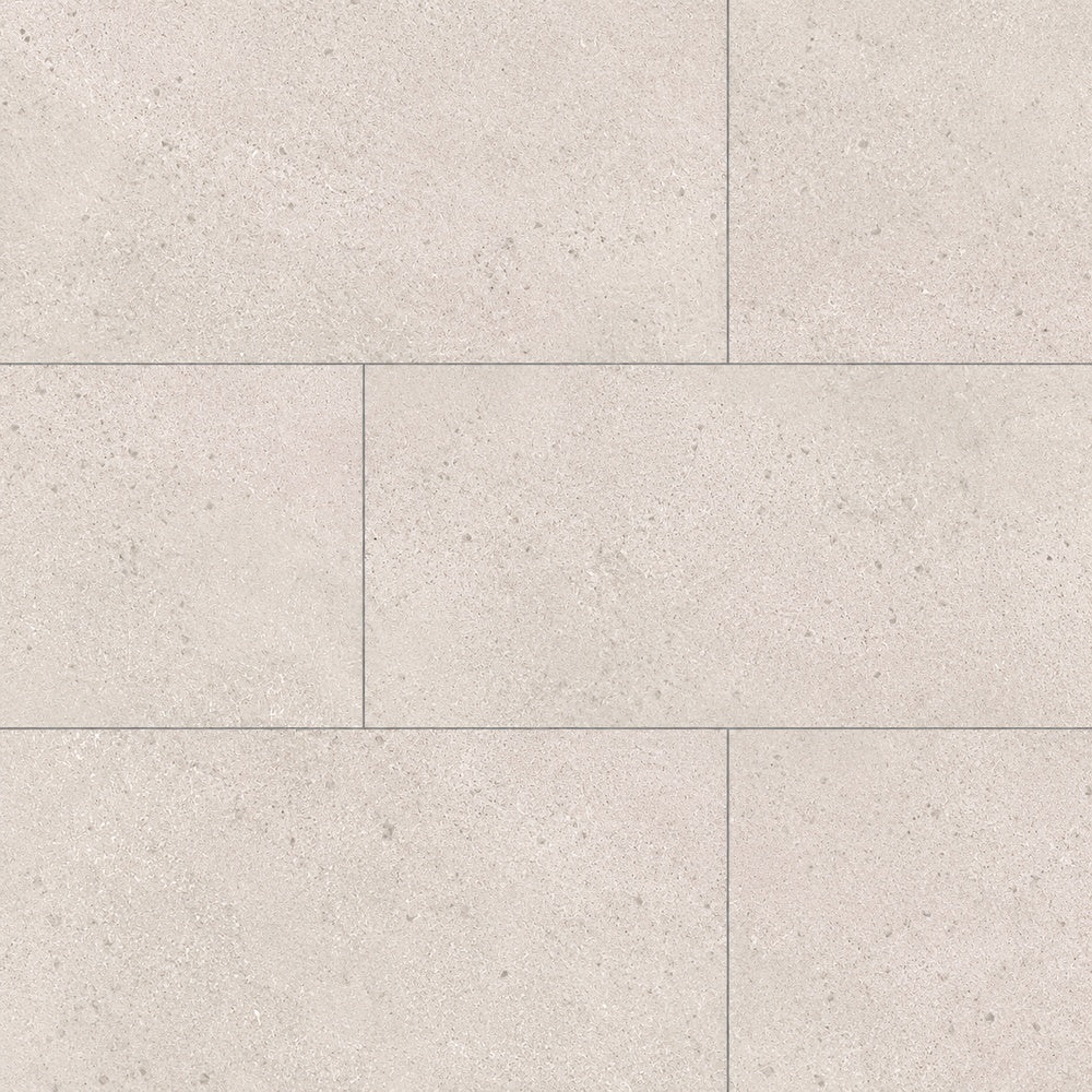 Nordell Sand 24x48 Porcelain Tile large-format installed close-up