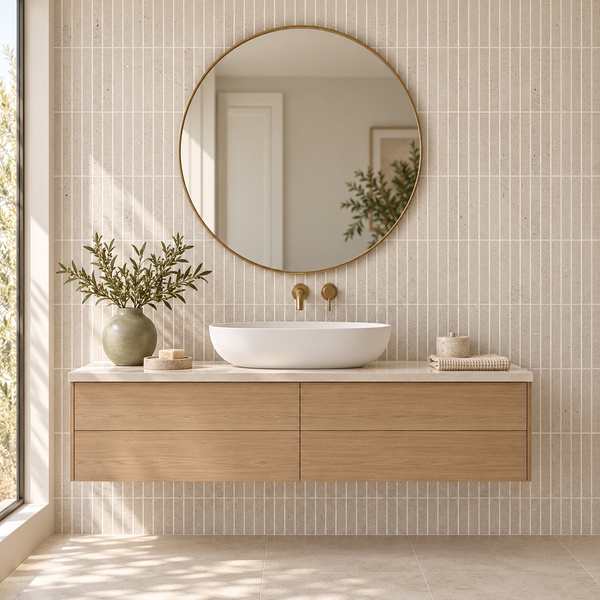 Nordell Sand 12x12 Mosaic Porcelain Tile