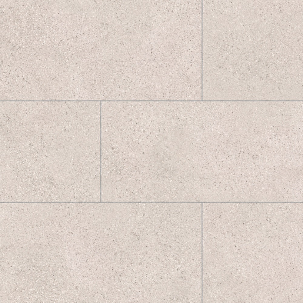 Nordell Tan 24x48 Porcelain Tile large-format installed close-up