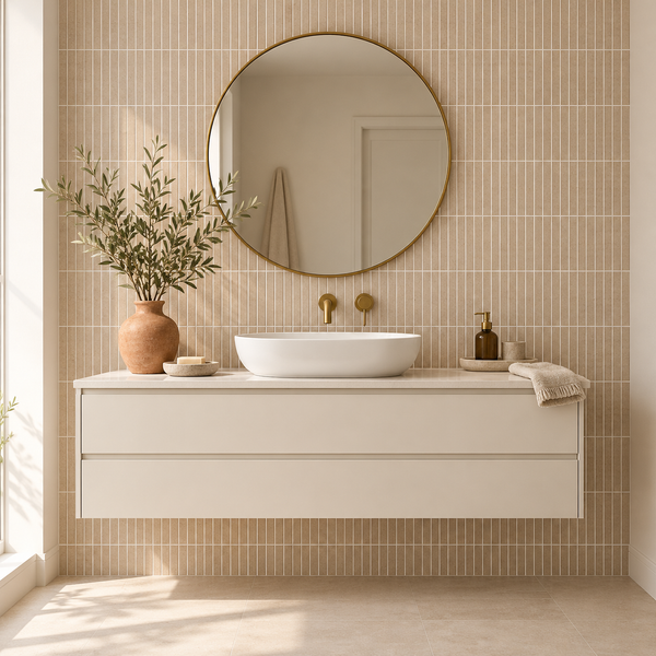 Nordell Tan 12x12 Mosaic Porcelain Tile