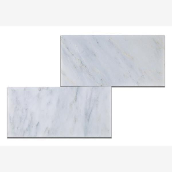 Calacatta Prestige (Asian Statuary) 6x12 Polished/Honed Subway Tile