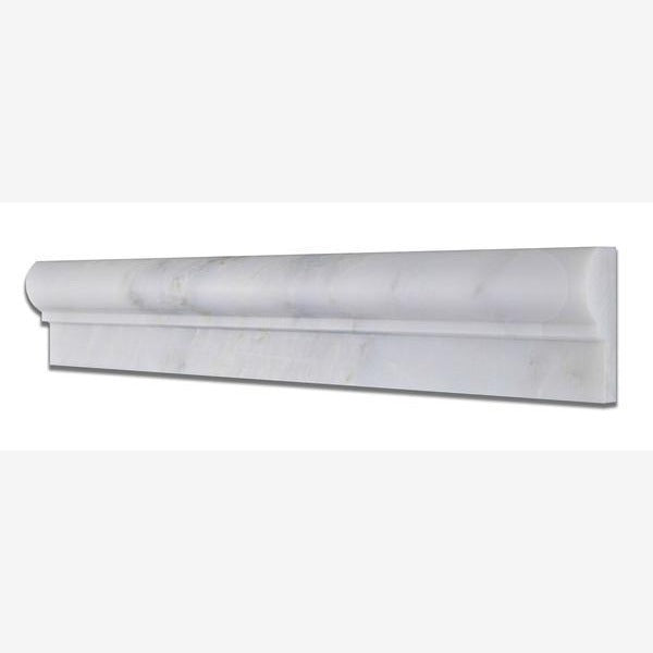 Calacatta Prestige (Asian Statuary) 2X12 Chair Rail Polished/Honed