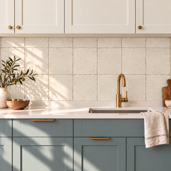 Oceanique Amande 8x8 Porcelain Tile