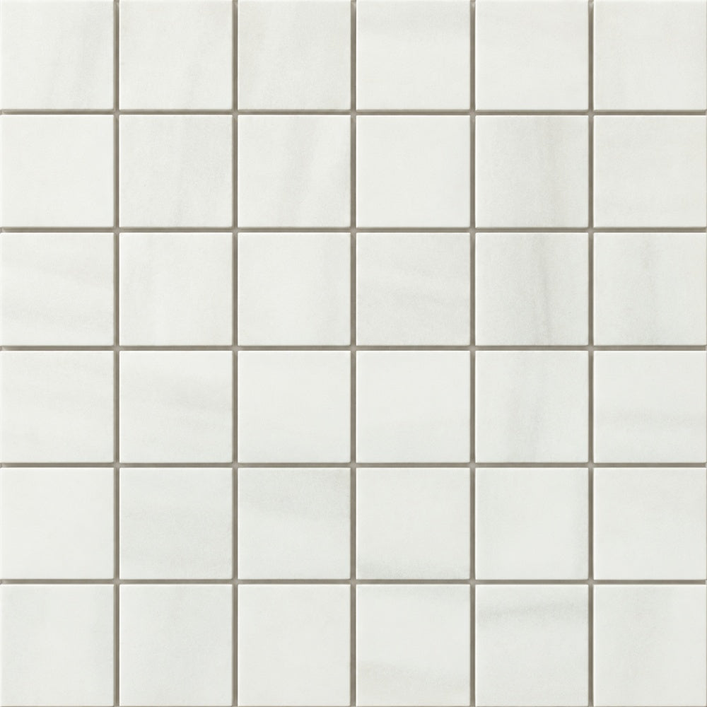 Primara Ombre Doree Matte Mosaic 12x12 Porcelain Tile installed close-up