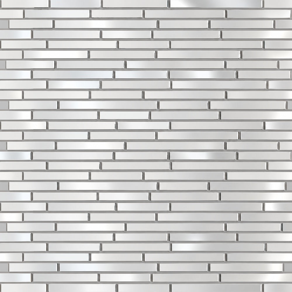 Kaleido Glass Mirror 10.4×11.2 Porcelain Tile installed close-up