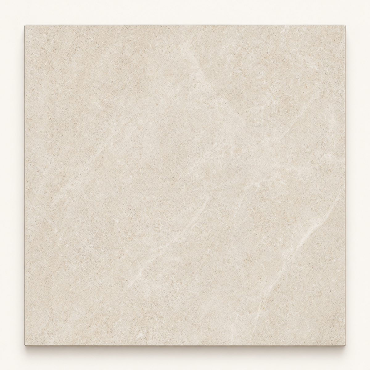 Rivora Beige 24x24 Porcelain Tile Matte – single tile product photograph