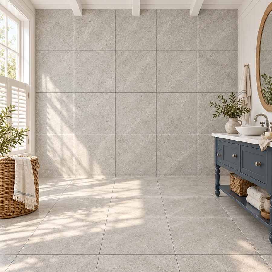 Rivora Gris 24x24 Porcelain Tile Matte