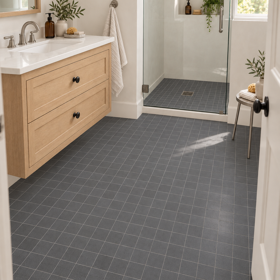 Seattle Antracita 12x12 Mosaic Porcelain Tile