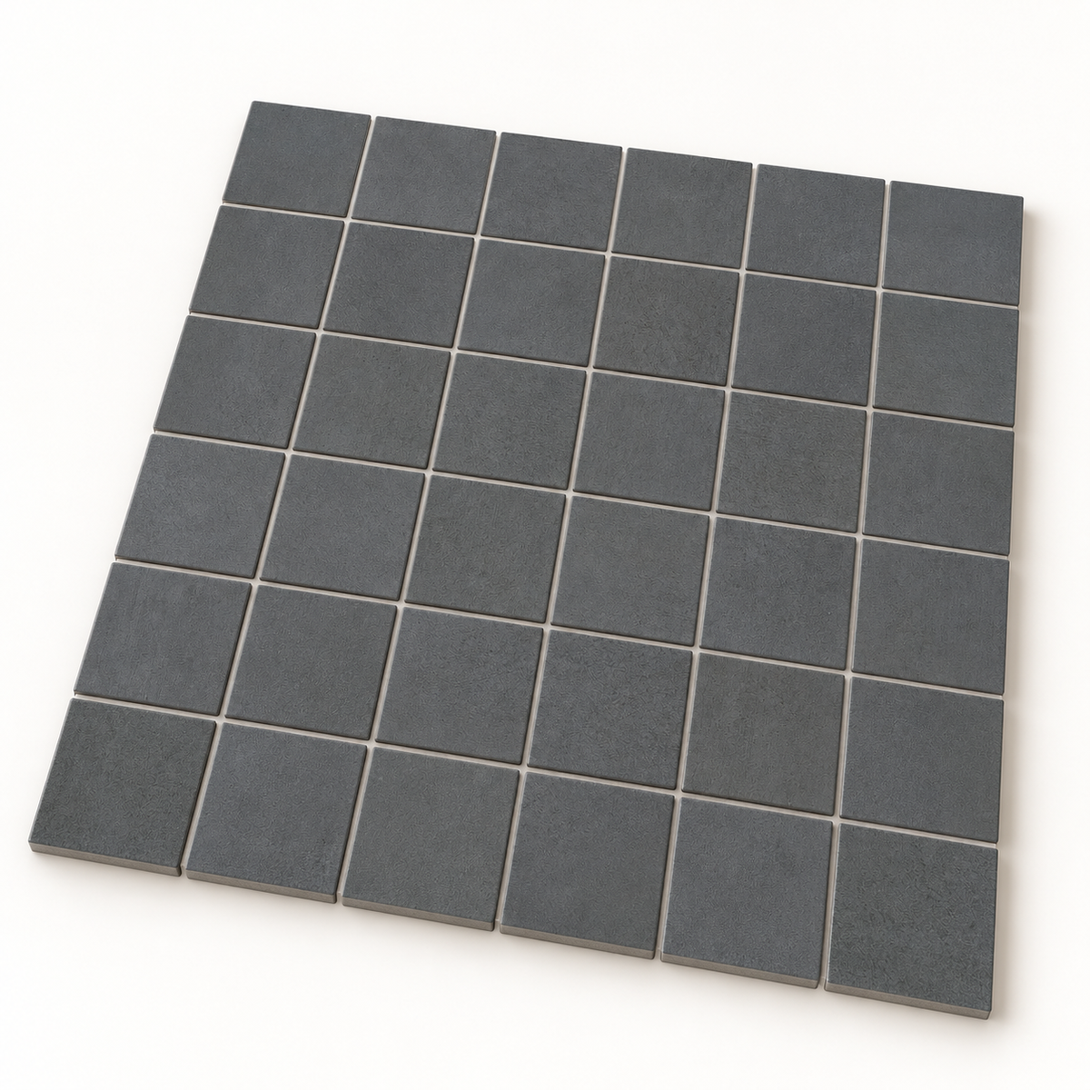 Seattle Antracita 12x12 Mosaic Porcelain Tile – 12x12 sheet of 2x2 mosaic chips