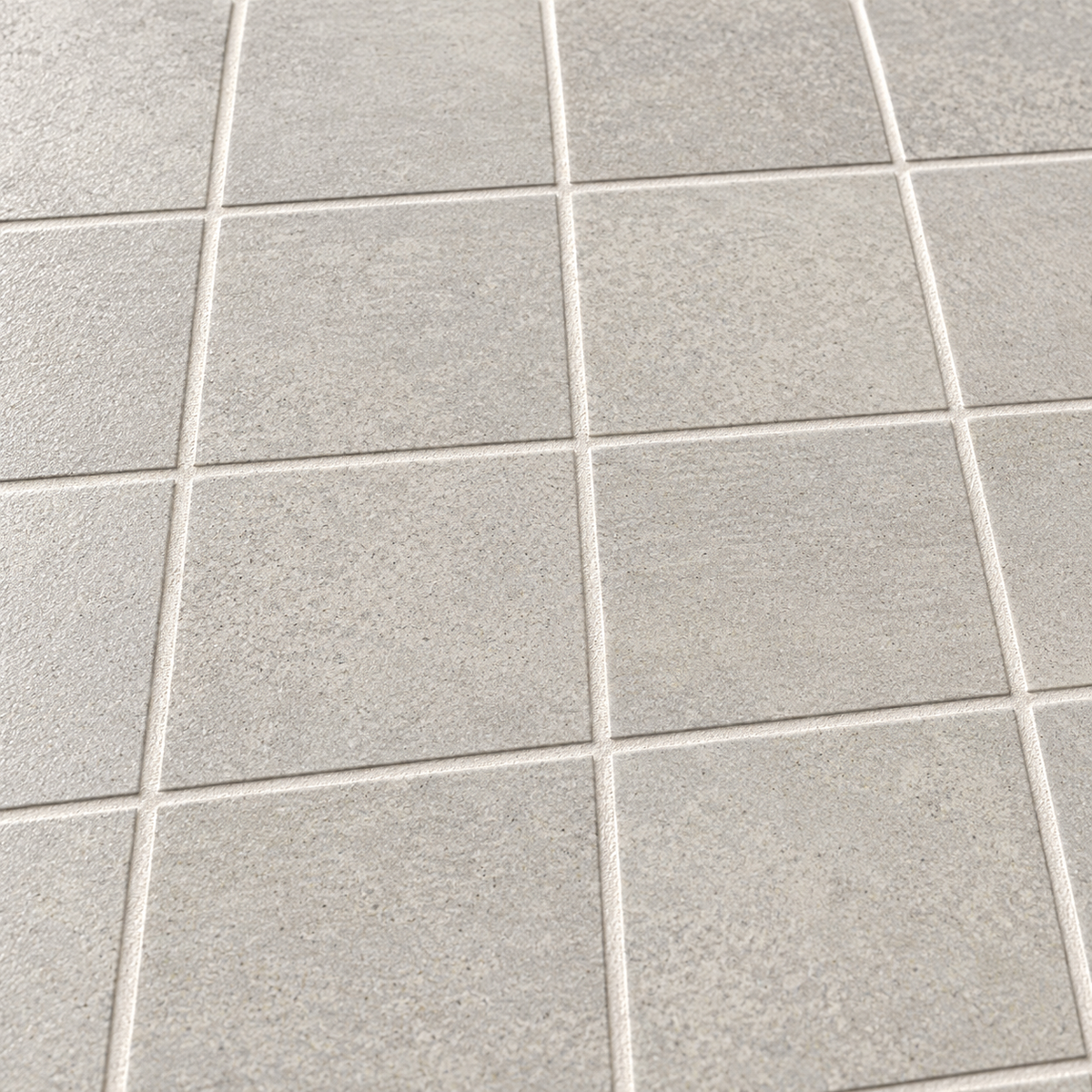Seattle Gris 12x12 Mosaic Porcelain Tile – mosaic surface and grout detail